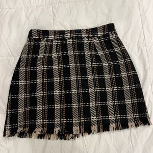 Lulu’s Plaid mini skirt